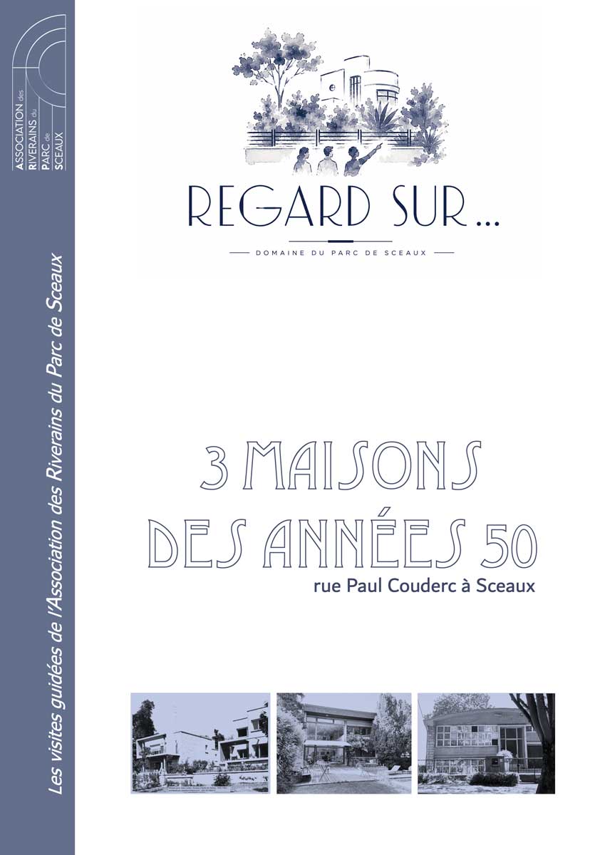 Brochure pour la visite du lotissement du Parc de Sceaux