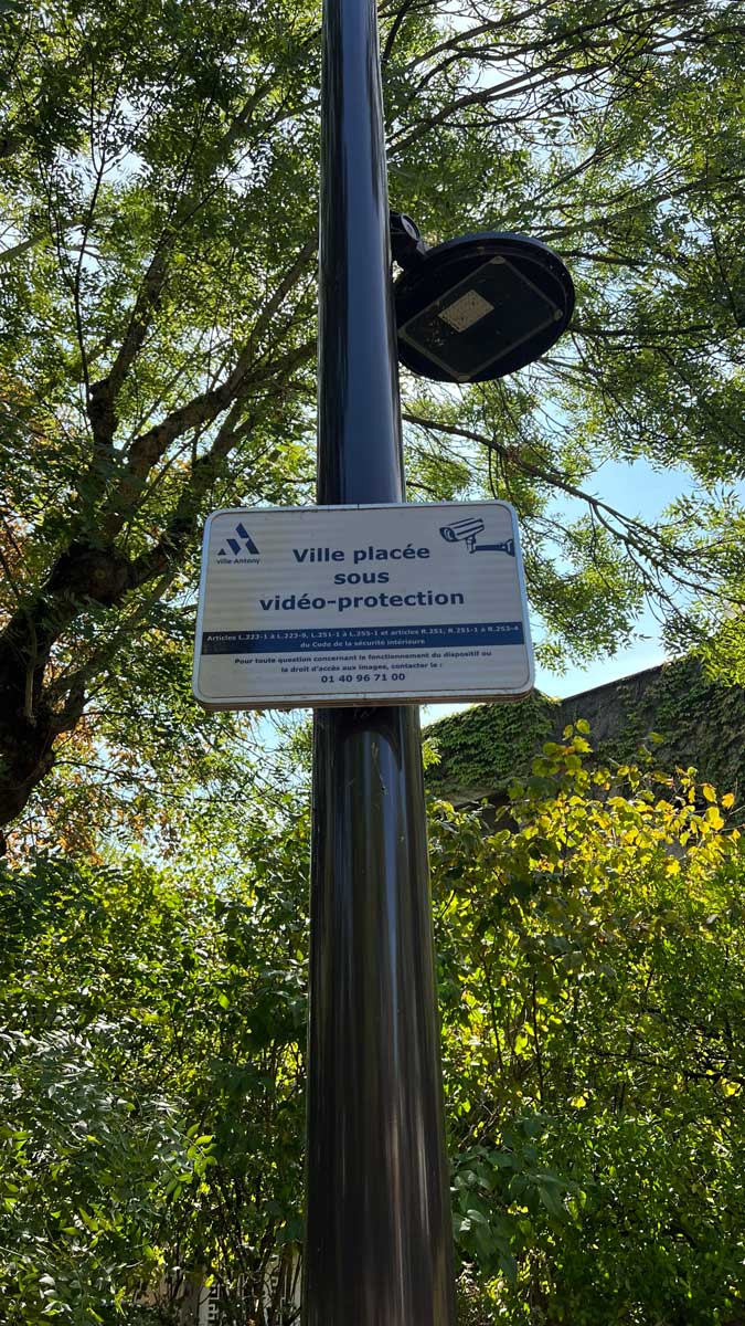 Video-protection du lotissement du Parc de Sceaux